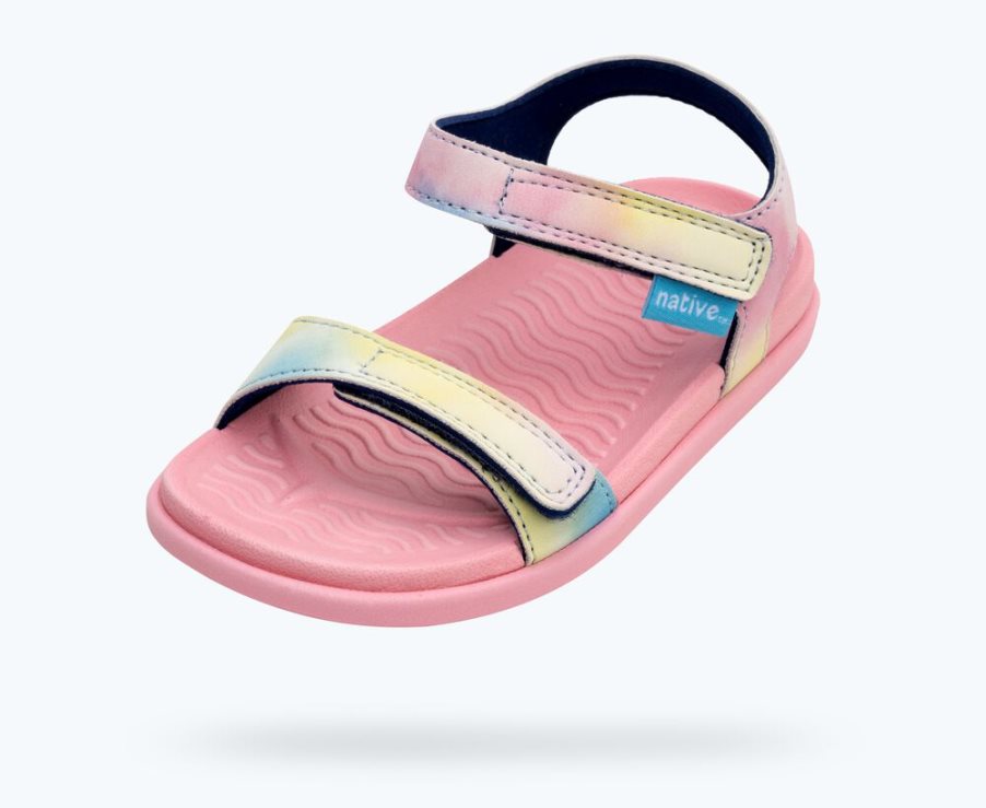 Native Charley Sugarlite Print Sandalen Jungen Mehrfarbig | JO1NYF470