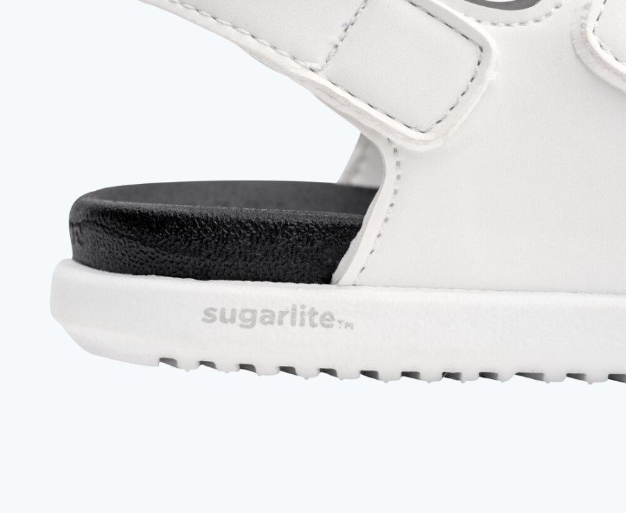 Native Frankie Sugarlite Sandalen Mädchen Weiß | ODKMZ3087