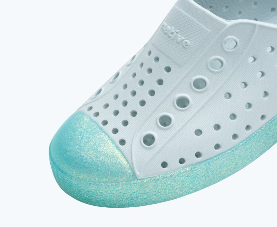 Native Jefferson Bling Schuhe Jungen Blau Grau | LGEIJ8F71