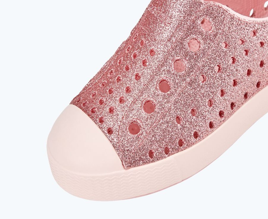 Native Jefferson Bling Schuhe Mädchen Rosa | C2QEZ7148