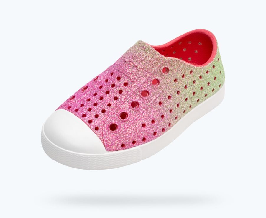 Native Jefferson Bling Schuhe Mädchen Rosa | N2CYE2F03
