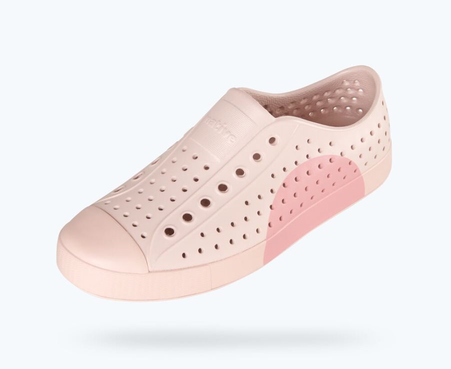 Native Jefferson Block Schuhe Herren Rosa | TGQOYFC43
