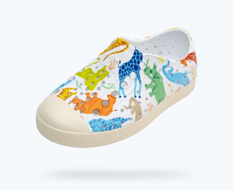 Native Jefferson Sugarlite Print Schuhe Mädchen Mehrfarbig | FDKUZ712C