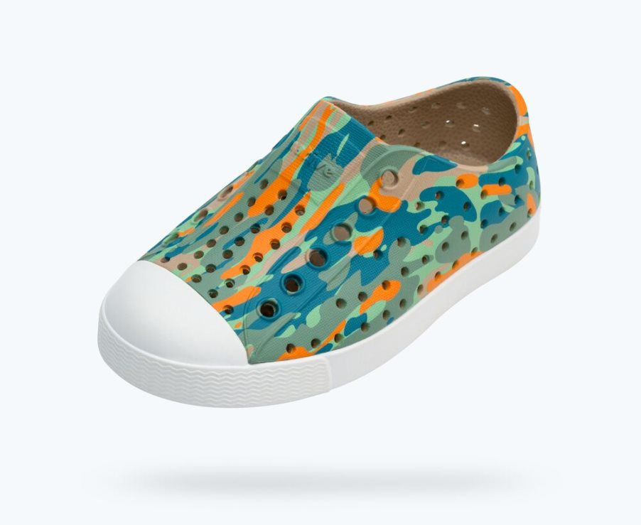 Native Jefferson Sugarlite Print Schuhe Mädchen Mehrfarbig | ZTOJDC240