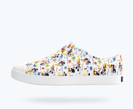 Native Jefferson Disney Print Schuhe Damen Mehrfarbig | YWFX38C13
